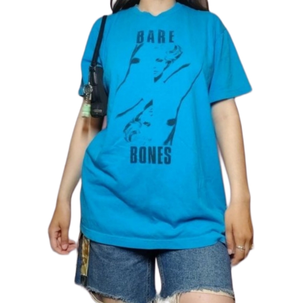 Bare Bones Blue Graphic Tee